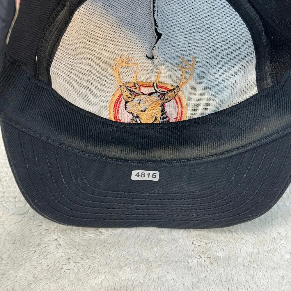 90s Vintage Bucks Cigarettes Snapback Trucker Hat OSFA Buck The System Dad Cap